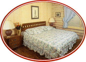 Gatlinburg Log Cabin - Bedroom - Ogle's Log Cabin Rentals