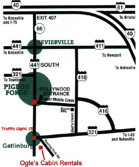 Gatlinburg Map