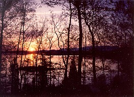 Lake Douglas at Sunset - The Great Smoky Mountains